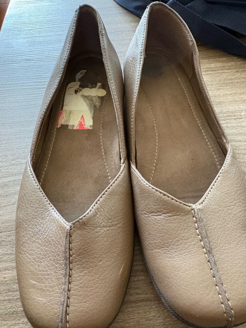 Classic Women's Slip-On Flats in Taupe